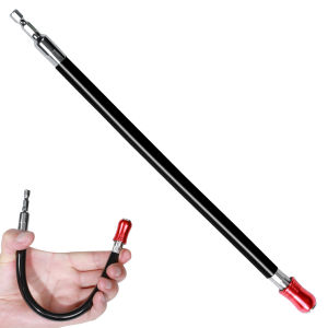 Geinxurn Flexible Drill Bit Extension Screwdriver Bit Holders Hex Shank Quick-Change Drill Bit Guide with Screwdriver Bits