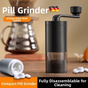 Hand Cranked Pill Grinder for Fine Powder