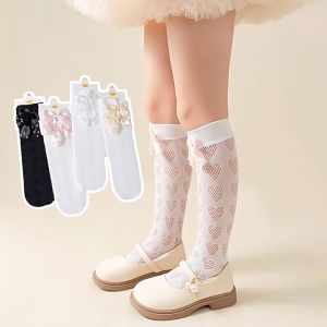 ถุงเท้าเด็กผู้หญิงตาข่ายบาง ถุงเท้าน่องอินเทรนด์ระบายอากาศได้ดีและดูดซับเหงื่อ LT316