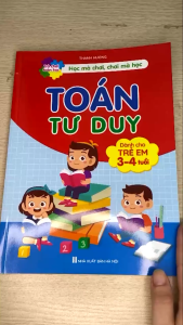 Sách Toán Tư Duy Dành Cho Trẻ Em 3-4 Tuổi