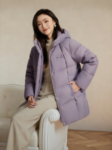 BOSIDENG | Thickened Windproof Warm Down Jacket for Women Hooded