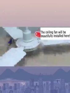 Standard Ceiling Fan 56 Inches Metal Blade Heavy Duty 3/5 Blades Ceiling Fans High Power For Warehouse Office Living Room Bedroom Big Size Electric Fan