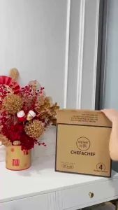 Thùng 4 Túi Khăn giấy khô Sipiao loại treo tường - Giấy rút chính hãng siêu dai (1 túi 1280 tờ) tặng kèm móc dán