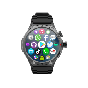 Lady 5G LTE Smartwatch with WiFi SIM 1.6 Inch AMOLED Display Rotating Cameras Video Call GPS Play Store App Download