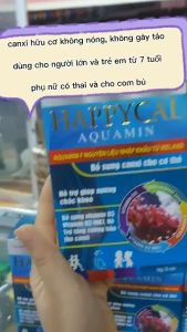 happycal aquamin- canxi cho trẻ từ 7 tuổi cung cấp canxi Mk7 D3 phát triển chiều cao