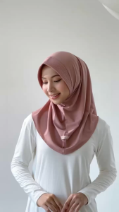 Fahima – Kanaya Khimar Size S (Bergo Instant Jersey Simple Pad)