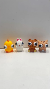 Stress Relief Decompression Monster Animal Toy Big Eye Squeeze Doll Cute Rabbit Cat Chicken Bear Anti-Stress Fidget Toys