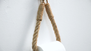 Hotel Grade Rope Toilet Roll Holder Water Resistant Easy Install Home Decor