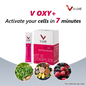 V OXY+ Oxygen & Circulation Support | Energy & Daily Wellness (28 sachets)
