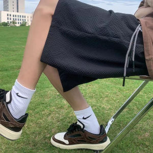 Quần Short Nam Dáng Rộng Mùa Hè Bubble Pattern Beach Texture Five-Point Straight Leg Casual Dung Tích Lớn 300 Pound