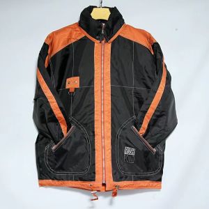 Foreign Trade Mens Autumn and Winter Maychao Original Street Hip-Hop Large Size Loose Multicolor Blue Waterproof Jacket Casual Cotton-Padded Jacket