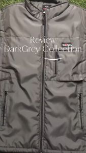 WELZICK - Vest Rompi Outdoor Rgn02 Dark Grey Ukuran Medium M L XL Big Size Jumbo