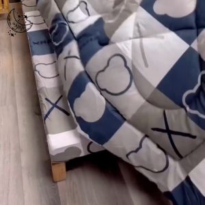 (Gì cũng rẻ) 👄 Trọn bộ 5 món ga gối chăn mền phao poly cotton có ruột bông dày loại 1 (nhắn chọn mẫu) [Quái vật 1 mắt - Monster]