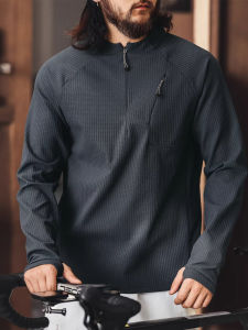 High-end Quick-dry Half-zip Long-sleeve T-shirt
