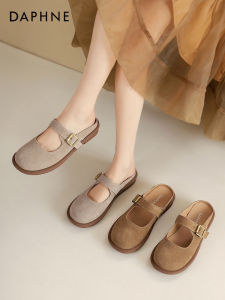 Daphne Flat Bottom Slip-On Womens Summer Outdoor Wear 2024 New Lazy Pregnant Women Shoes One-Touch Birkenstock Sandals