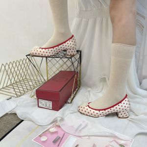 รองเท้าส้นแบนผ้าไหมสีม่วงทองลายตุ๊กตาปมสำหรับเด็กผู้หญิง รองเท้าส้นแบนแบบสวมหัวกลม ส้นสูงปานกลาง รองเท้าส้นแบนสำหรับงานเลี้ยงลูกกวาดขวัญ