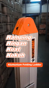 Tangga Lipat 4 5 6 Steps Foldable Aluminium Household Ladder 150kg BLACKFOOT Rumah Tangga Folding