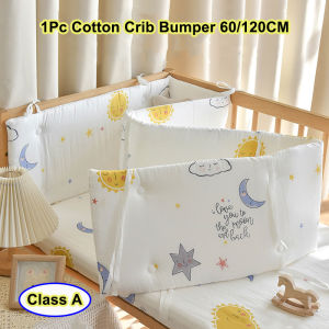 Có thể giặt cũi trẻ em cản bông chống va chạm quây cũi Pad cái nôi bao quanh hàng rào Đường Sắt 60/120cm