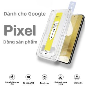 Kính Cường Lực Bảo Vệ Màn Hình Google Pixel Cho 6a 7 7a 8 8a 9 9a 10 Pro XL Không Bụi Với Bộ Cài Đặt Chống Trầy Xước Độ Phân Giải Cao