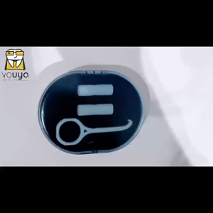 Portable Retainer Case Orthodontic Storage Box 2 Layers Teeth Cases Denture Box Bath Cleaning Case With Mirror Invisible Removable Braces Remover Aligner Chewies Silicone Stick