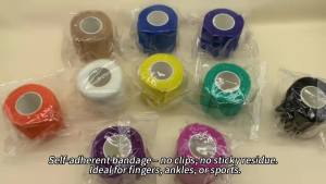 48/24/12/6/3PCS Purple Tattoo Bandages Tattoo Grip Tape Wrap Elastic Bandage Rolls For Tattoo Machine Grip Tattoo Accessories