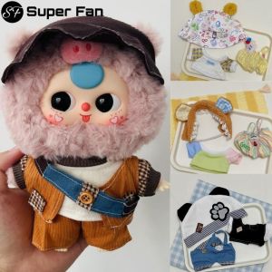 (Super Fan) For Baby Three V3/20CM Cotton Doll Plush Doll Replacement Outfit  Pretty Dress Lolita overalls set cute and fresh princess dress style Clothing Gift