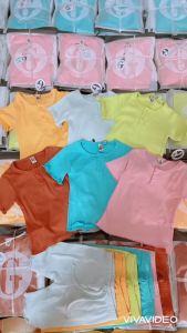 Lyvyshop- Bộ quần áo cộc tay bé trai bé gái siêu dễ thương từ 08-26kg (giá 01 bộ)