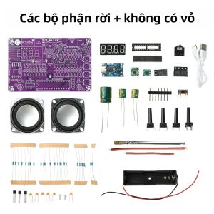 Gaqqee | Bộ Kit Điện Tử Tự Làm Radio FM Hai Kênh 87.5MHz-108MHz Với Màn Hình Kỹ Thuật Số Và Cổng Type-C Để Học Âm Thanh
