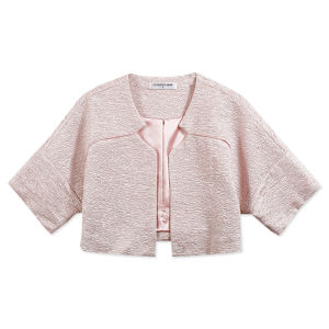 GOSSIP.D | Spring Summer Short Style Womens Slim Fit Open Cardigan Thin Outerwear Shoulder Pad Skirt Match French Style Small Jacket Top