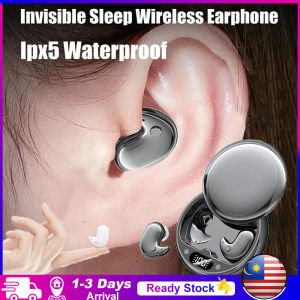 KEBIDU Sleep Earbuds Tiny Mini Invisible Headphones Hidden Noise Reduction TWS Wireless Headsets Sports Stereo Bluetooth 5.3 Earphones