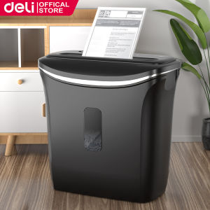 Deli 12L/15L/20L Automatic Portable Paper Shredder Can Shred Staple A4 Paper Shredder Machine 6/8 Sheet E9945/E9947