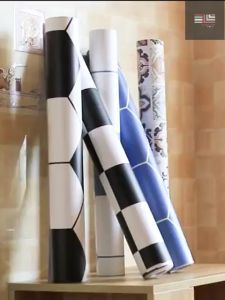 Stiker Lantai Perekat Diri Anti Air PVC Wallpaper Dinding Kamar Mandi Toilet Stiker Lantai 61X200cm