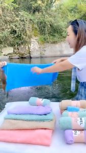 Handuk wajah Saputangan /Olahraga Polos/handuk muka / handuk souvenir/ Ukuran 35x35cm dan 35x80cm Bahan Microfiber