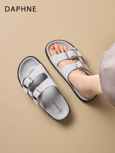 Daphne | Thick Sole Double Strap Slipper Sandals Women