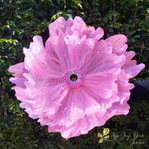Kelopak Bunga Dekorasi Pelaminan /Artificial Flower / Kap Bunga Dekorasi / Bunga Hias / Giant Flower Premium / bahan kain organdi Organza diameter 40cm