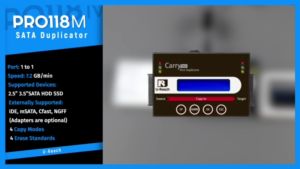 UReach PRO118M 1 to 1 SATA Hard Drive Duplicator 7.2GB/min SSD HDD Cloner Data Area Copy Docking