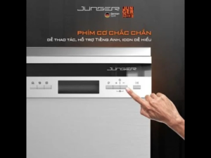 Máy rửa chén Junger DWJ450 dung tích 10 bộ rửa siêu sạch tiết kiệm điện năng phù hợp hiện đại