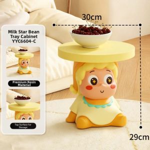 RUIDEDAN | Creative Smart Cartoon Bedside Table with Lamp