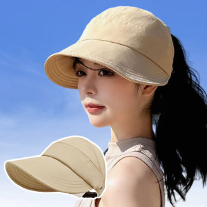New Korean Wide Brim Sun Hat Adjustable Caps for Beach Hiking and Summer Activities Quick-drying Visors Fisherman Cap