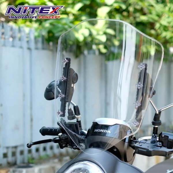 Windshield Tameng Motor Visor Winsil Nitex Adjustable Lazada Indonesia