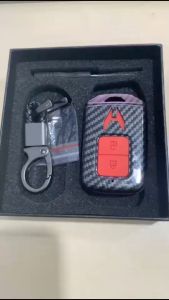Case Carbon Smartkey Cover Key Kunci Honda HRV BRV 2 Tombol - 7100