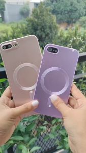 Softcase For IP 7+ 8+ / 7 8 / Plus Magnet Magnetic Silicon Casing Case Silikon Cover Bening Clear