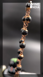 Original Karungali Kattai Malai With G Silver And Copper Cap - 54 Beads Karungali Malai