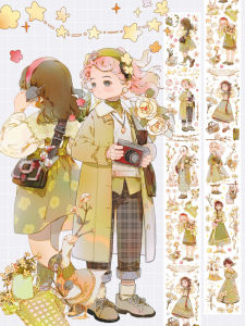 Jupuda Cultural and Creative Collection Beautiful Fantasy Fairy Tale Fresh Healing Series Journal Tape Full Volume