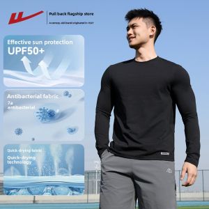 Mens Long Sleeve Fleece Lined T-Shirt Half Zipper Quick Dry Fitness Training Running Sportswear Polyester Fiber Breathable