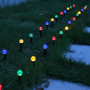 SUNDAR Outdoor Solar Courtyard Garden Lawn Lamp String 10/20 LEDS Waterproof Christmas Lights