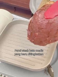 Frypan Grillpan Anti Lengket Peralatan Masak Dapur /Panggangan Bisa Semua Kompor Termasuk