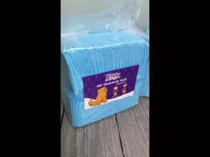 Happy purr แผ่นรองฉี่สุนัข แมว แผ่นรองสัตว์เลี้ยง ซึมซับได้ดี ช่วยฝึกขับถ่ายระงับกลิ่น ขนาด M/L/XL