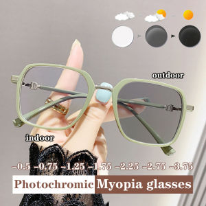 -0.5 to -1.75 Photochromic Graded Eyeglasses & Anti Blue Light Computer Glasses