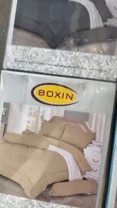 PLAIN COMFORTER KING AND QUEEN 7IN1 COMFORTER SET GEBUB SOFT